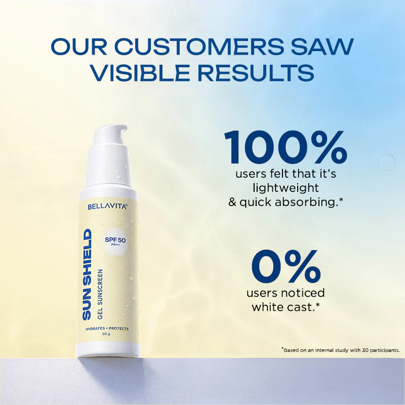 Sun Shield Gel Sunscreen with SPF 50 PA++++ for oily skin - 50gm - Image 6