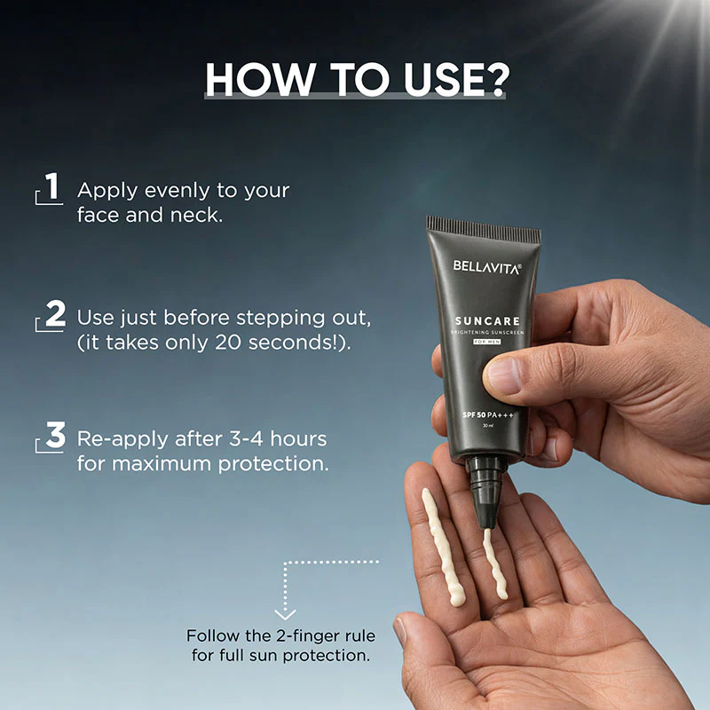 Suncare De-Tan Sunscreen For Men | SPF 50 PA+++ | 30ml - Image 7