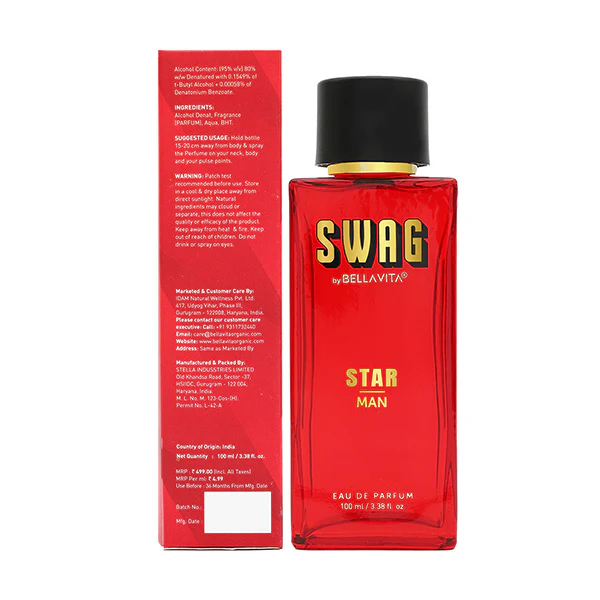 SWAG STAR Man Perfume - 100ml - Image 9