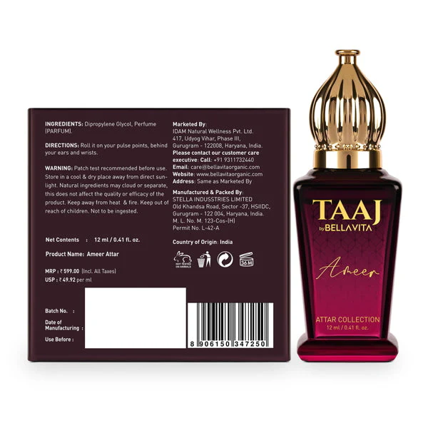 TAAJ Ameer Attar - 12ml - Image 8