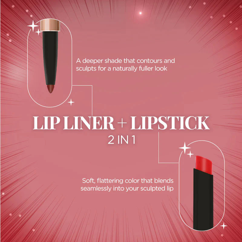 TWIN FLAME- LIPSTICK & LIP LINER DUO - Image 16