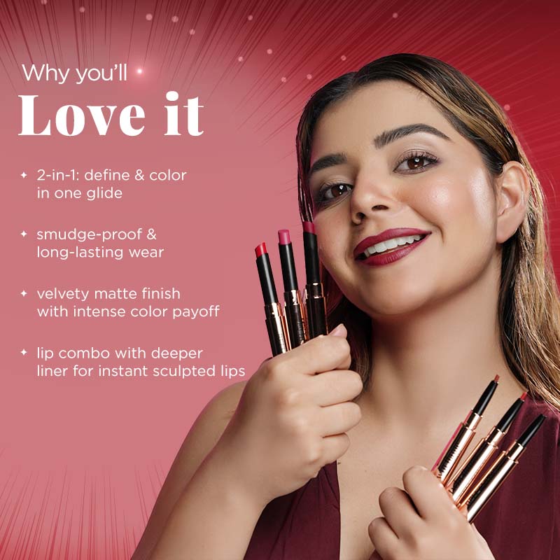 TWIN FLAME- LIPSTICK & LIP LINER DUO - Image 17