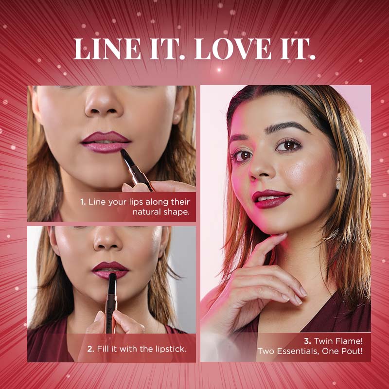 TWIN FLAME- LIPSTICK & LIP LINER DUO - Image 19