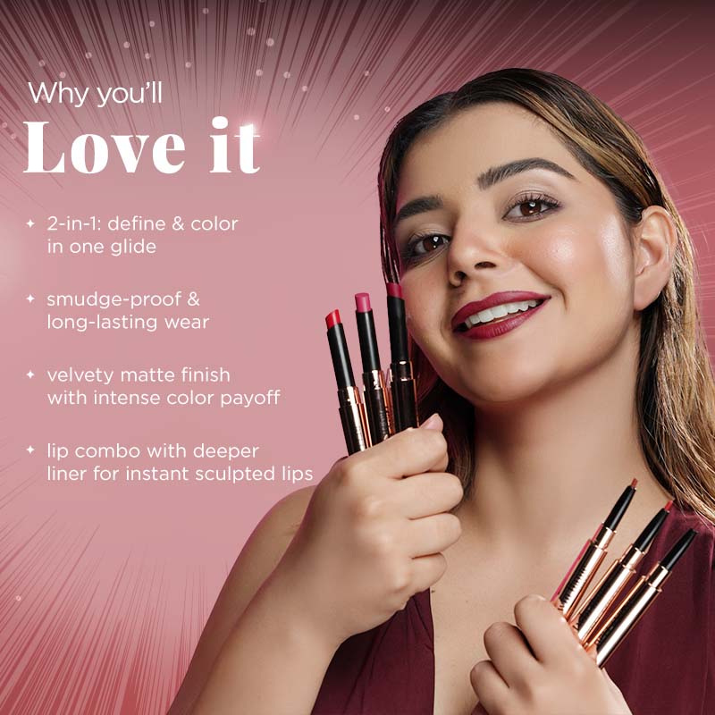 TWIN FLAME- LIPSTICK & LIP LINER DUO - Image 28