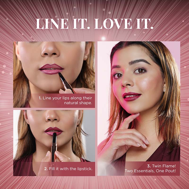 TWIN FLAME- LIPSTICK & LIP LINER DUO - Image 30