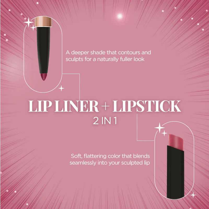 TWIN FLAME- LIPSTICK & LIP LINER DUO - Image 38
