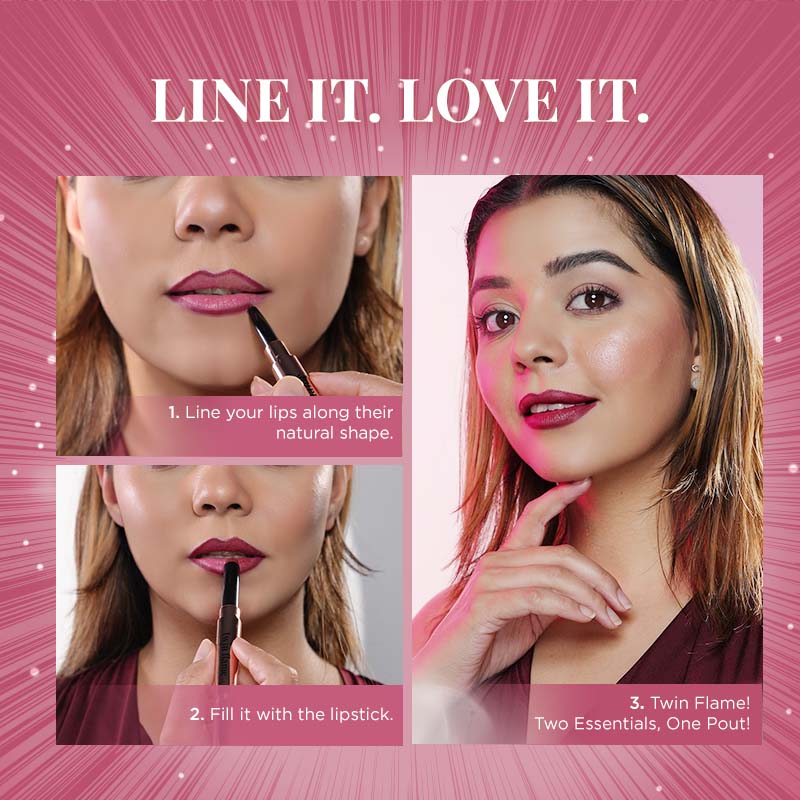 TWIN FLAME- LIPSTICK & LIP LINER DUO - Image 41