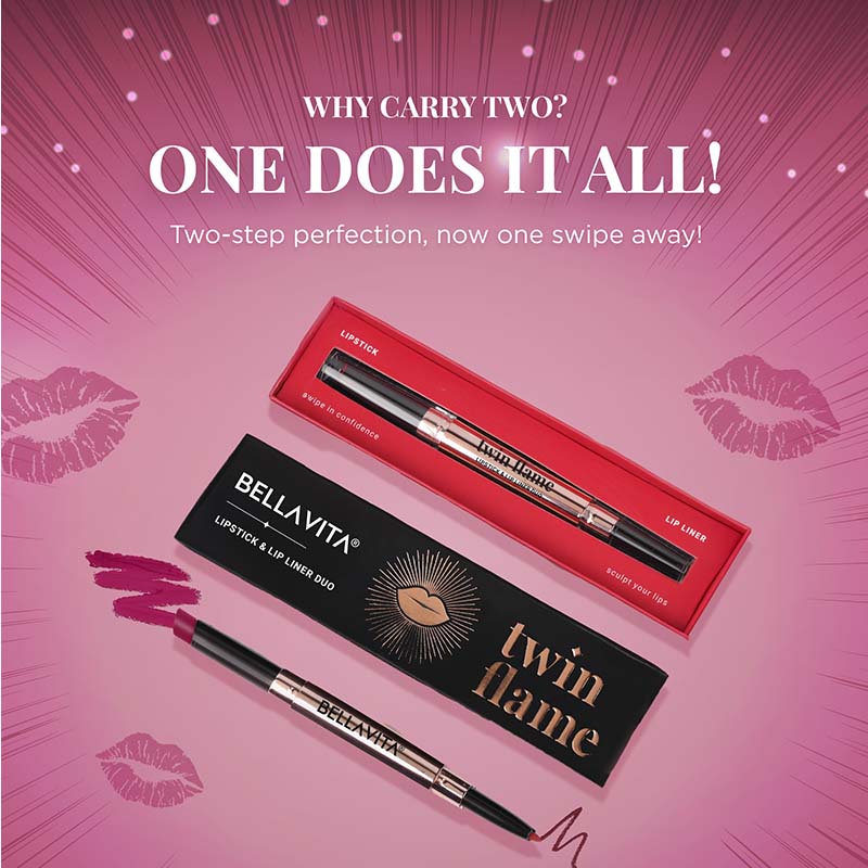 TWIN FLAME- LIPSTICK & LIP LINER DUO - Image 46