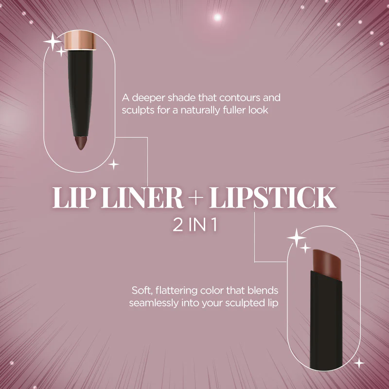 TWIN FLAME- LIPSTICK & LIP LINER DUO - Image 5