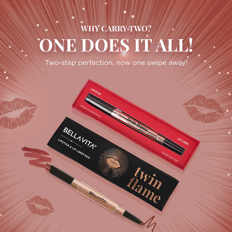 TWIN FLAME- LIPSTICK & LIP LINER DUO - Image 57