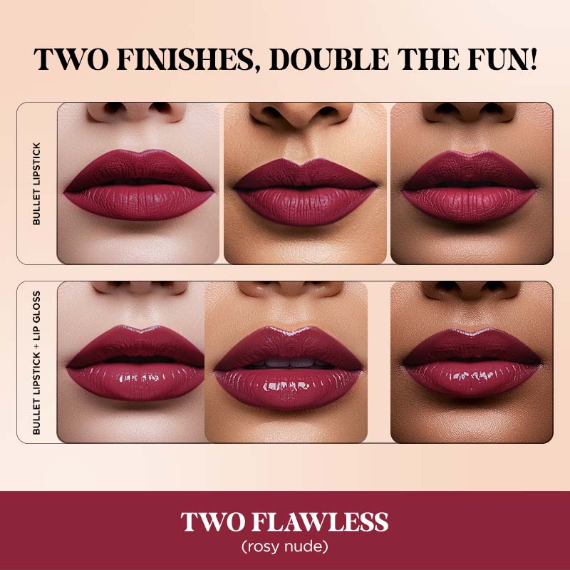 Two Good! 2 in 1 Bullet Lipstick & Lip Gloss Duo - Image 28