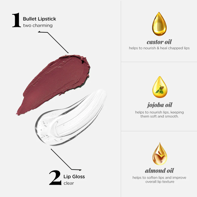 Two Good! 2 in 1 Bullet Lipstick & Lip Gloss Duo - Image 36