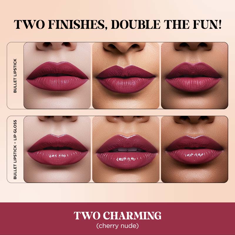 Two Good! 2 in 1 Bullet Lipstick & Lip Gloss Duo - Image 38