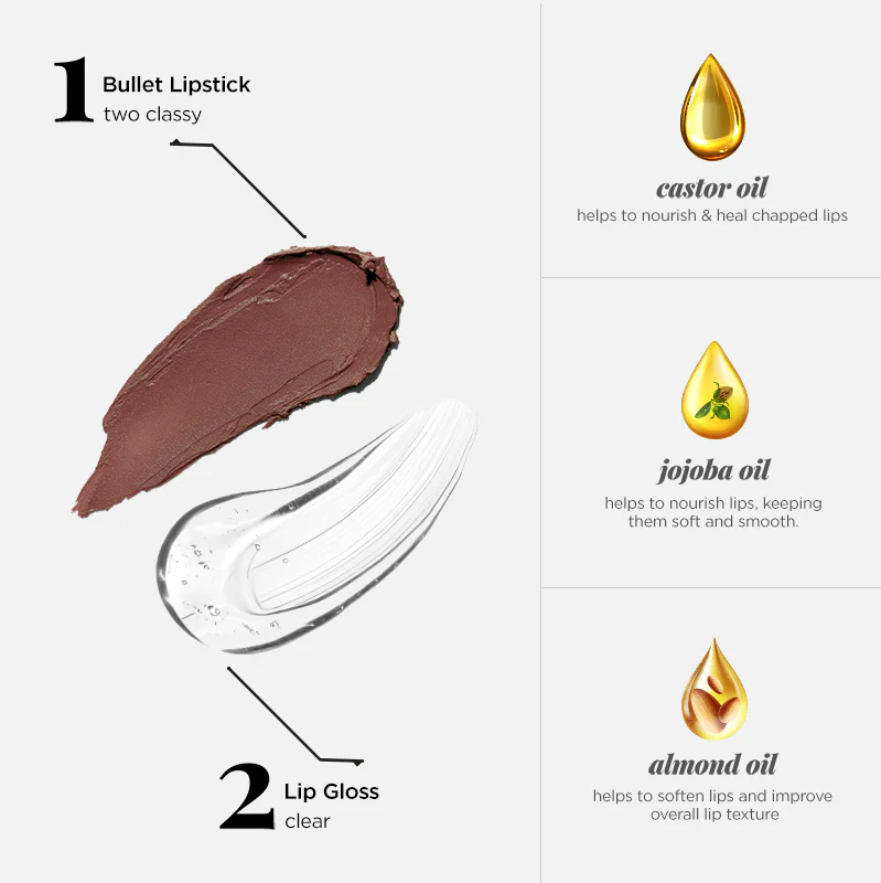 Two Good! 2 in 1 Bullet Lipstick & Lip Gloss Duo - Image 56
