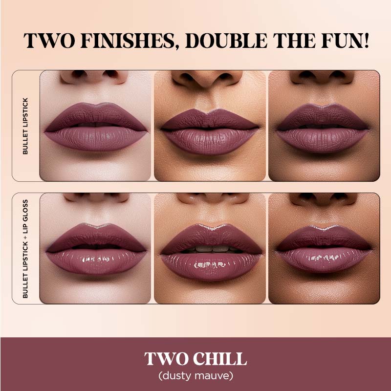 Two Good! 2 in 1 Bullet Lipstick & Lip Gloss Duo - Image 8