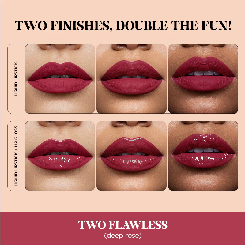 Two Good! 2 in 1 Liquid Lipstick & Lip Gloss Duo - Image 26