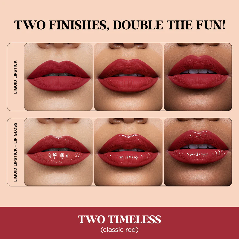 Two Good! 2 in 1 Liquid Lipstick & Lip Gloss Duo - Image 8