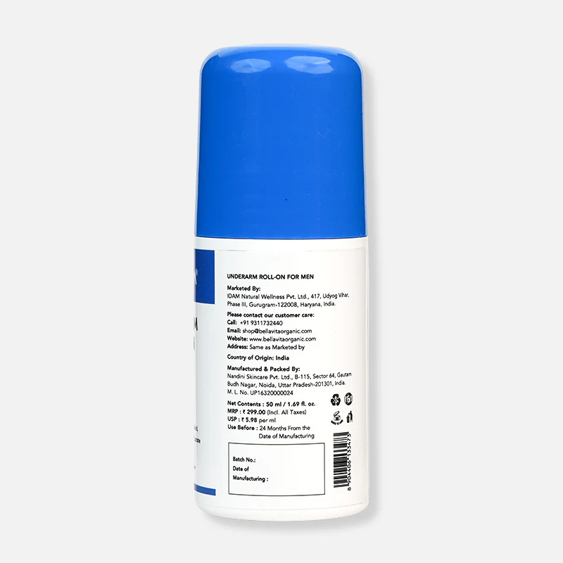 Underarm Roll On For Men  - 50ml - Image 10