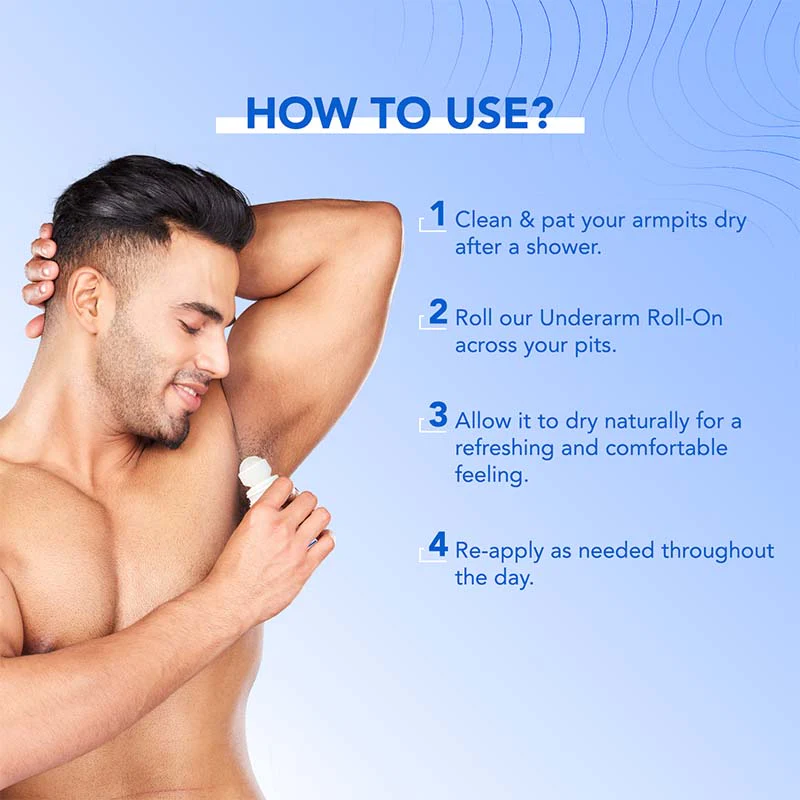 Underarm Roll On For Men  - 50ml - Image 6
