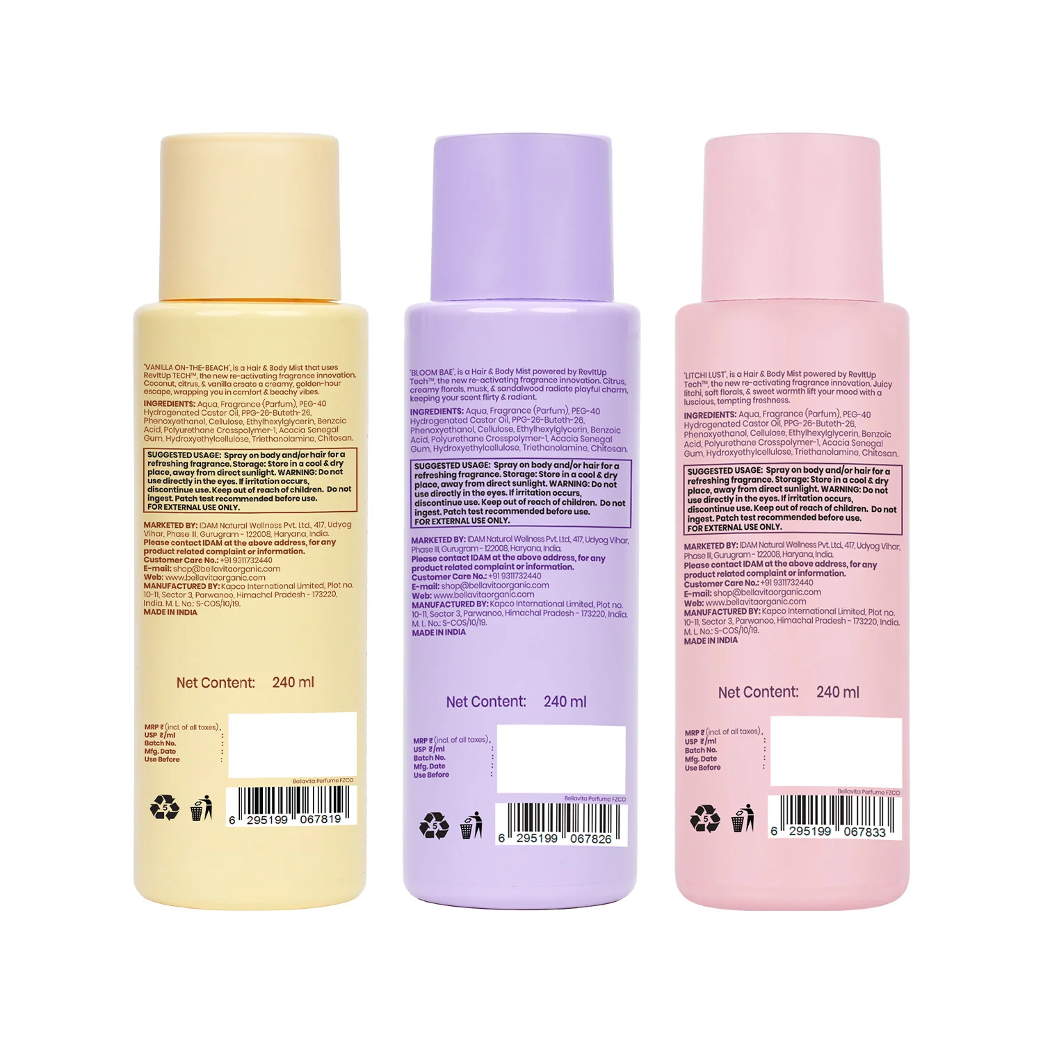 VANILLA On-The-Beach + Bloom Bae + Litchi Lust - Image 2