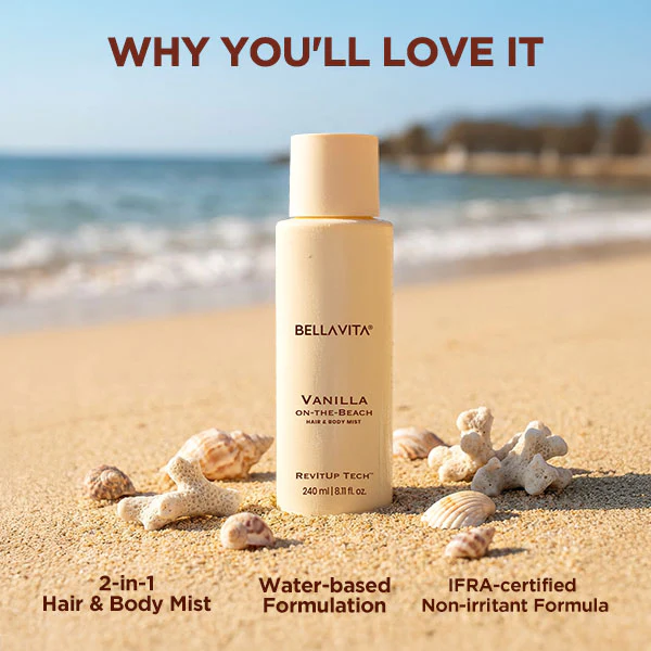 Vanilla On-The-Beach Hair and Body Mist - Image 4