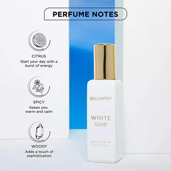 WHITE Oud Unisex Perfume - 20ml - Image 3